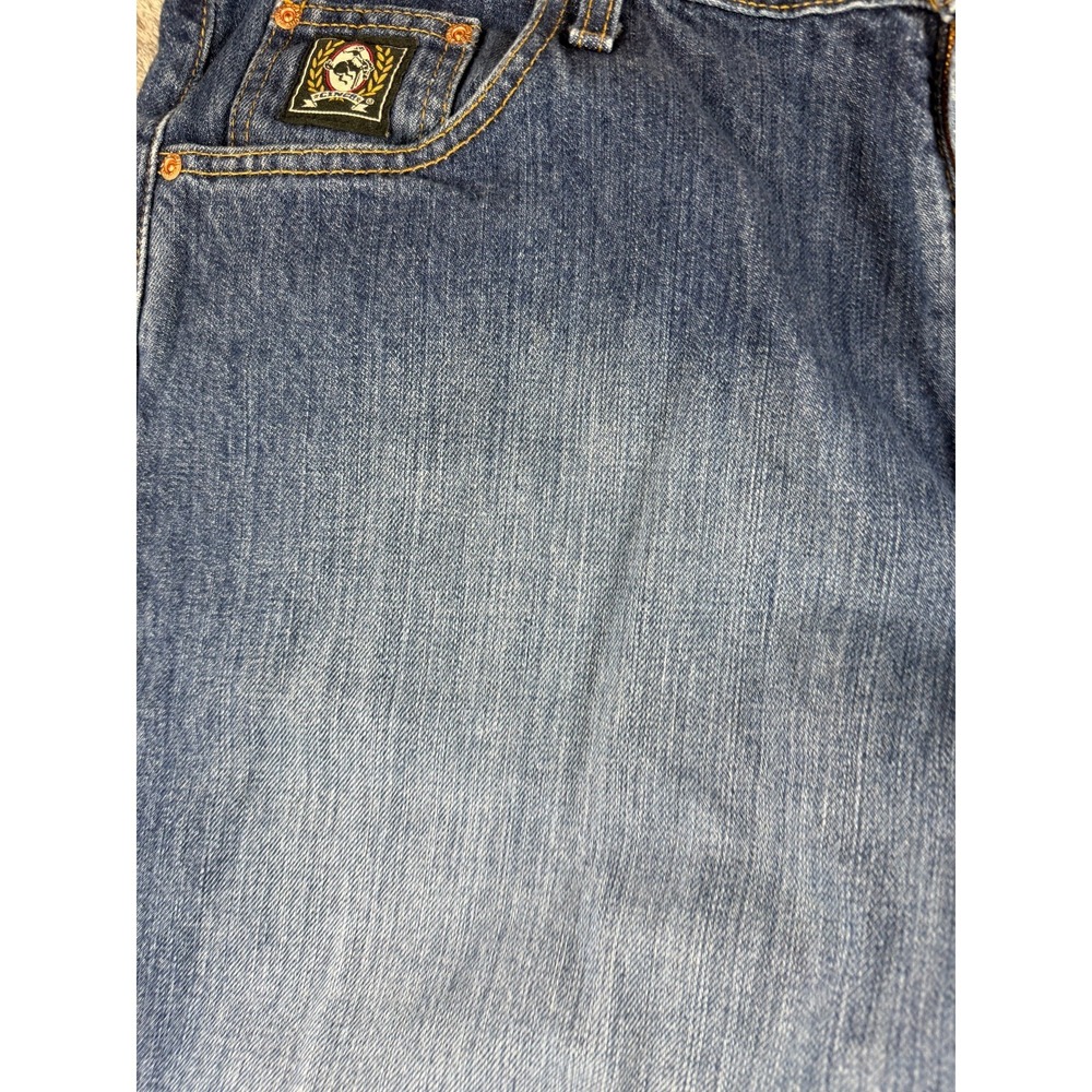 Cinch White Label Mens Relaxed Fit Straight Leg Blue Denim Jeans 38x32 Western - Picture 5 of 10
